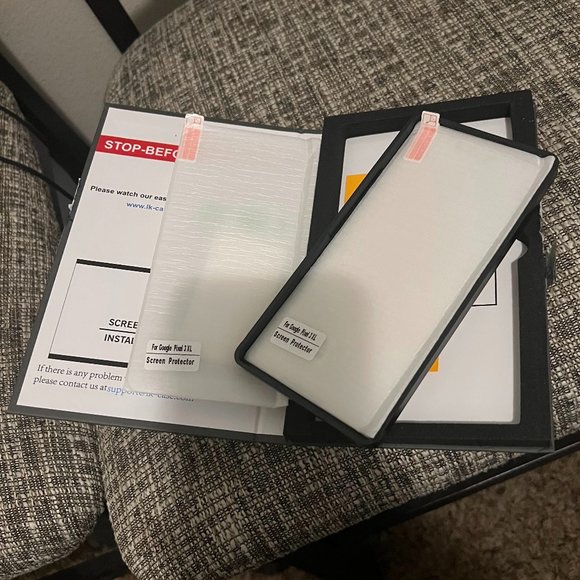 LK 2 Pack Clear Premium Tempered Glass Protector - Picture 3 of 7